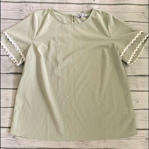 Polagram light green top medium